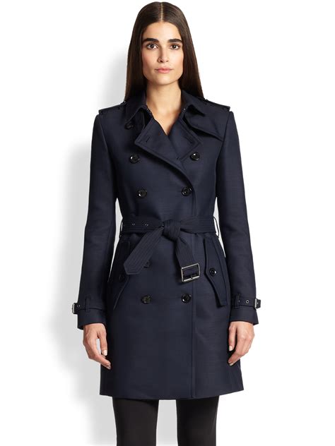 burberry trench coat blue|burberry brit trench coat women's.